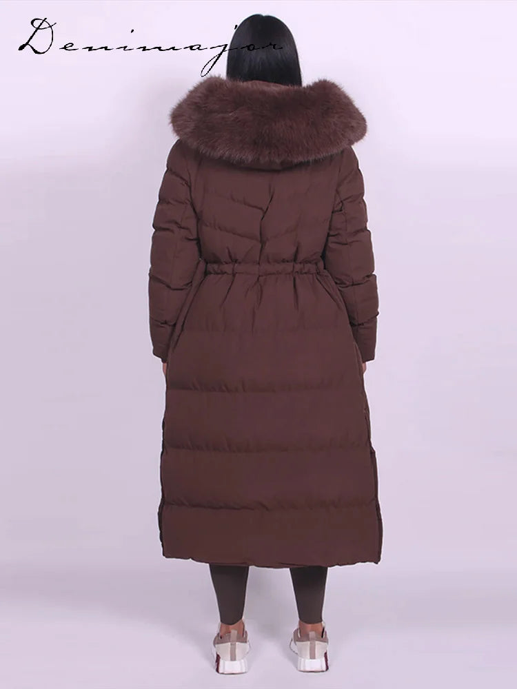 Women's Premium Long Hooded Coat – Everyday Elegance and Protection