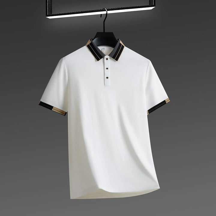 Mode Lumiere™ | Polo with contrast trim