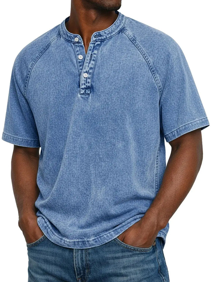 Mode Lumiére™ | Men's Vintage Button-Up Shirt