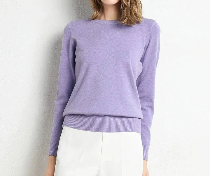Mode Lumiére™| Essential comfortable wool sweater