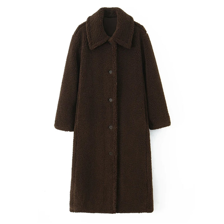 Women's Brown Teddy Bear Coat