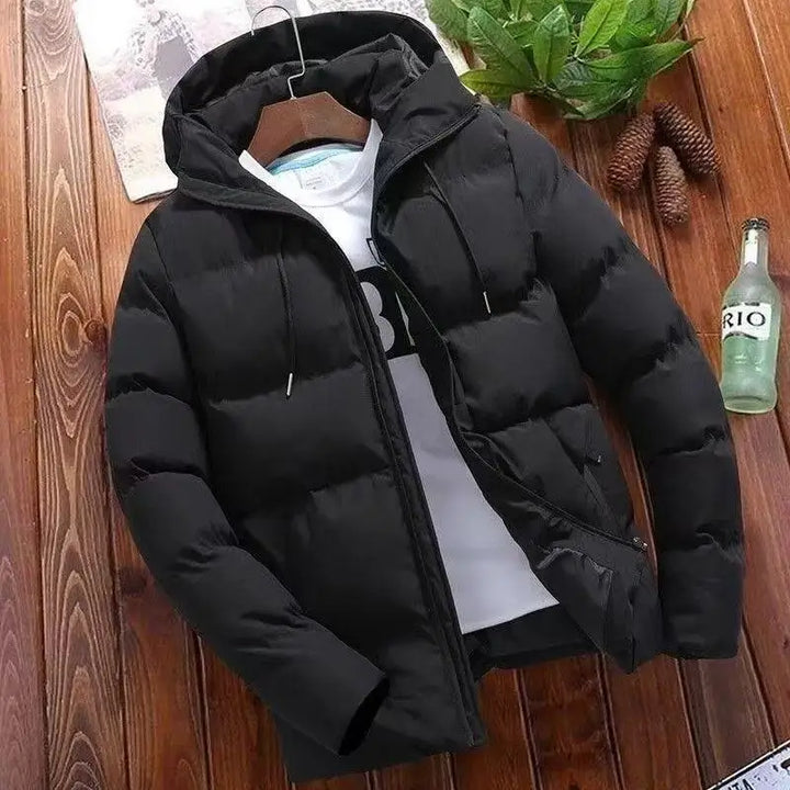 Men's Modern Urban Comfort Hooded Puffer Jacket
