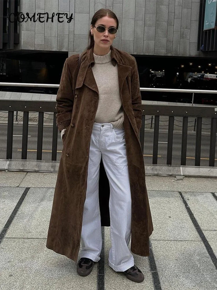 Elegant Long Coat – Timeless Urban Chic Style