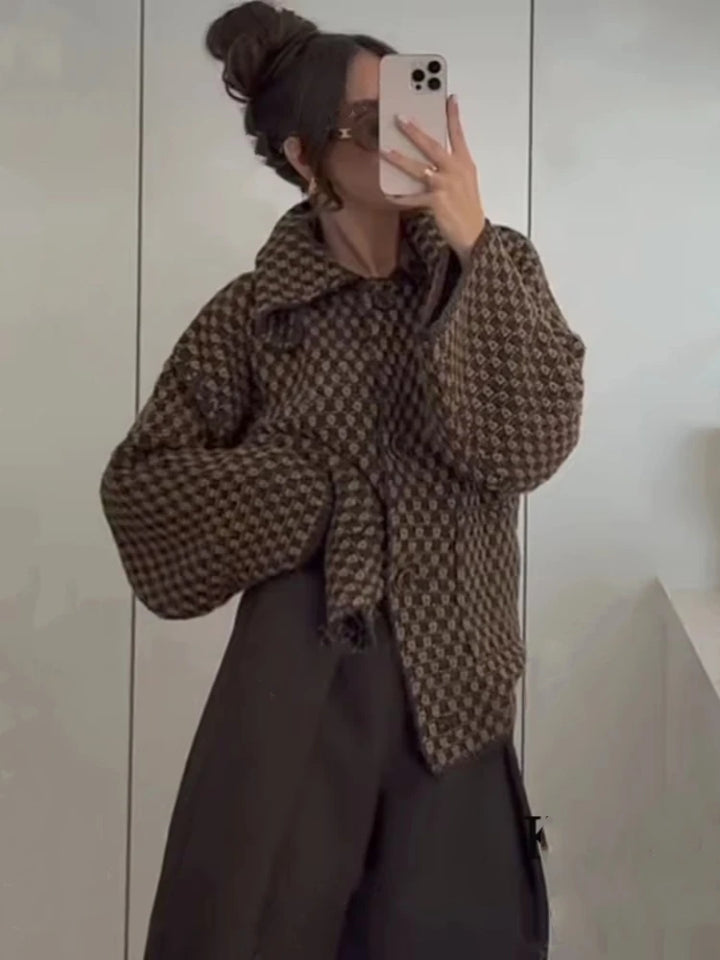 Women's Chic Textured Jacket – Everyday Casual Elegance