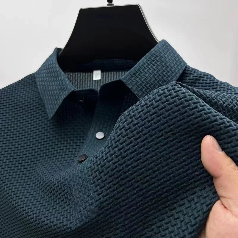 LAURENT MONACO | MEN'S SHORT SLEEVE KNITTED POLO SHIRT