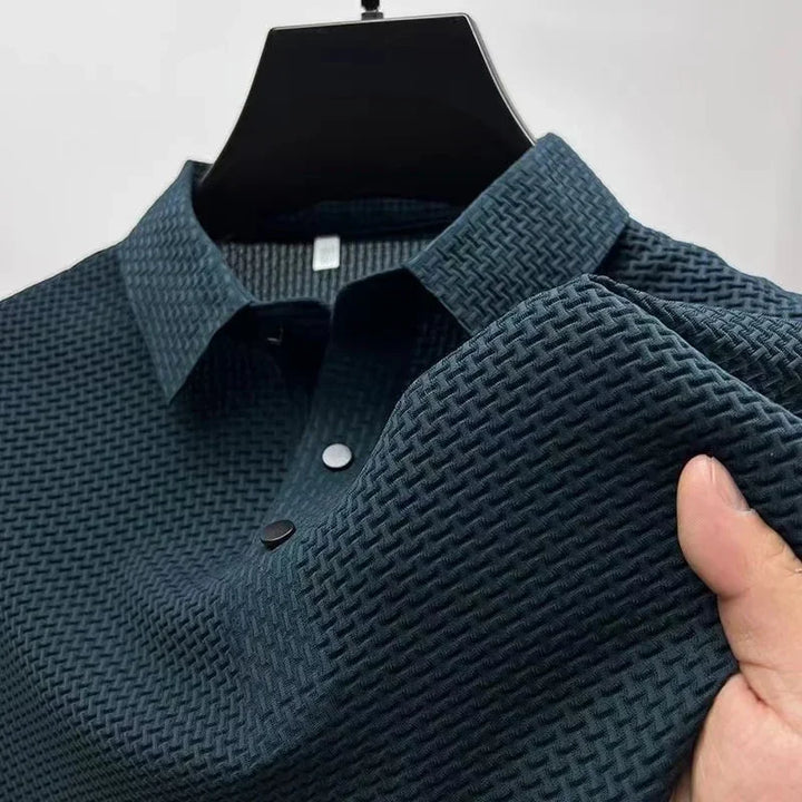 LAURENT MONACO | MEN'S SHORT SLEEVE KNITTED POLO SHIRT