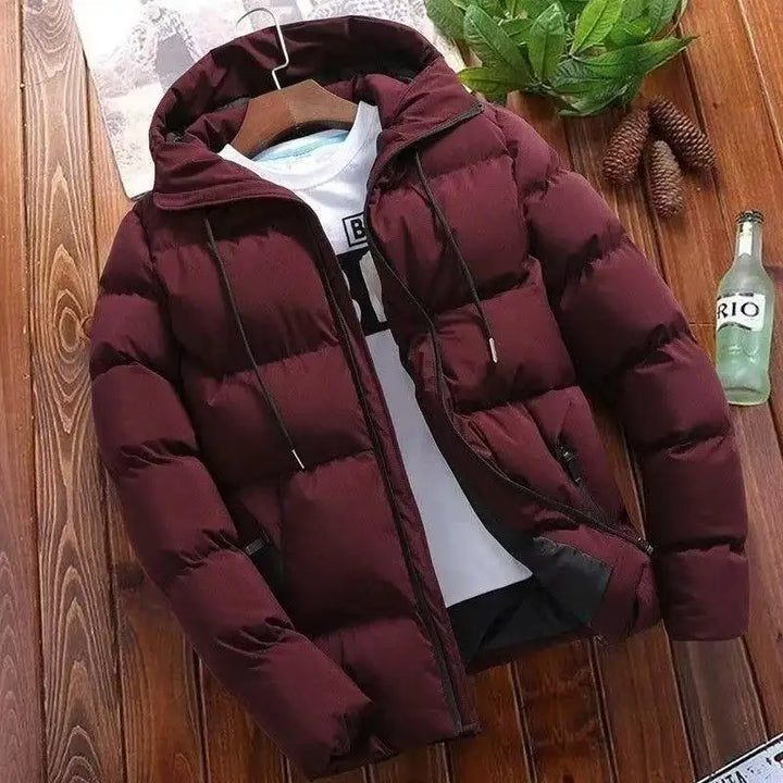 Men's Modern Urban Comfort Hooded Puffer Jacket