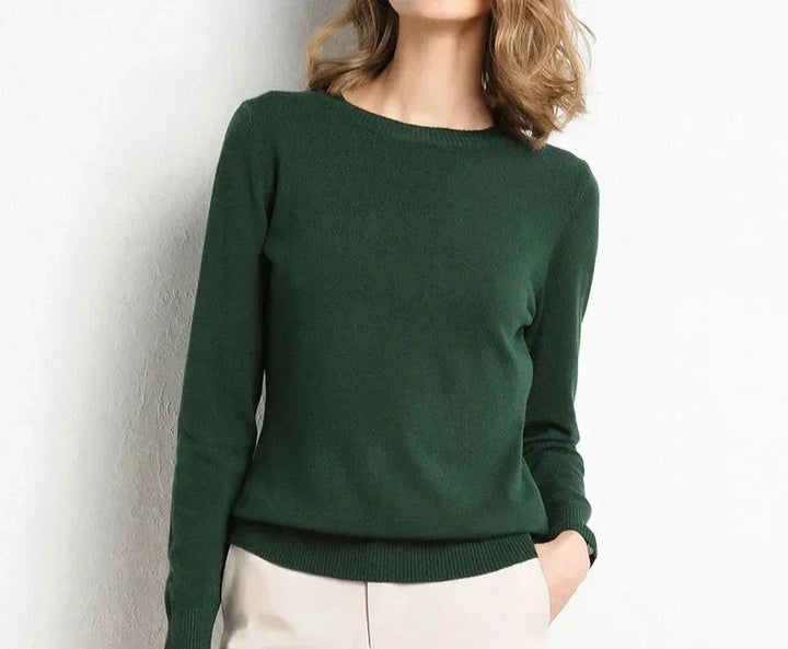 Mode Lumiére™| Essential comfortable wool sweater