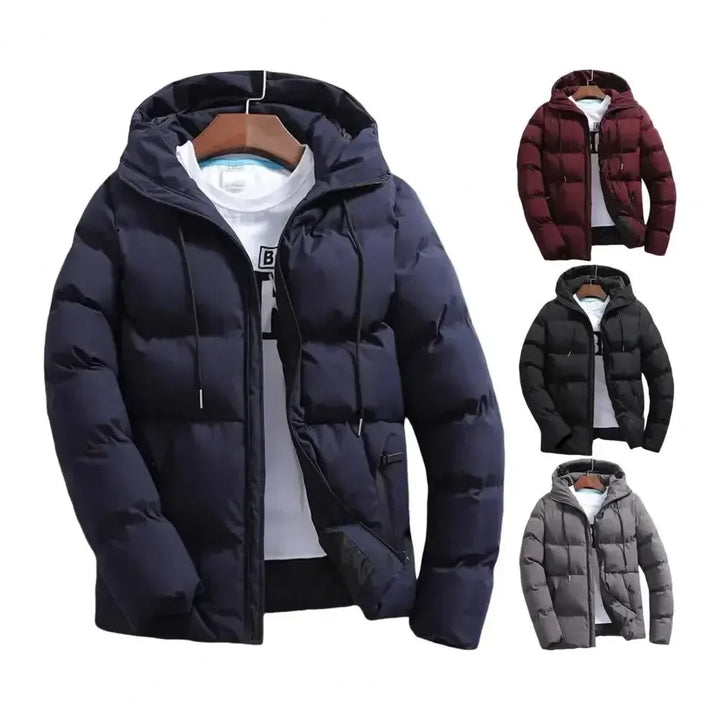 Men's Modern Urban Comfort Hooded Puffer Jacket
