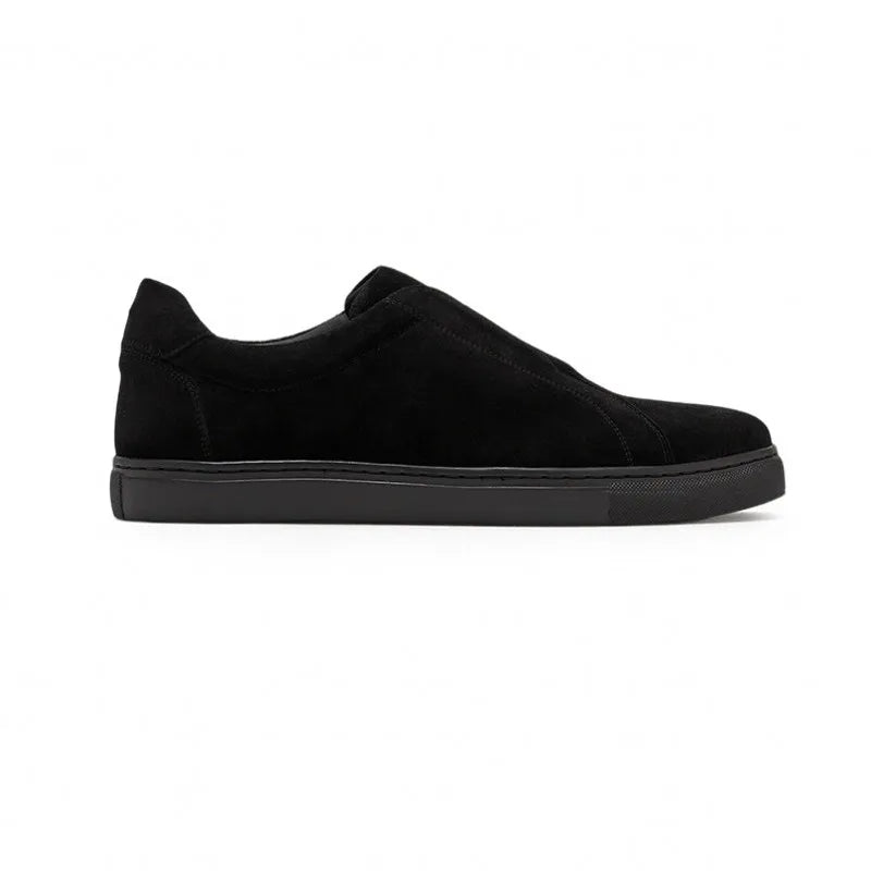 Men's Suede Effect Slip-On Loafers – Style & Comfort