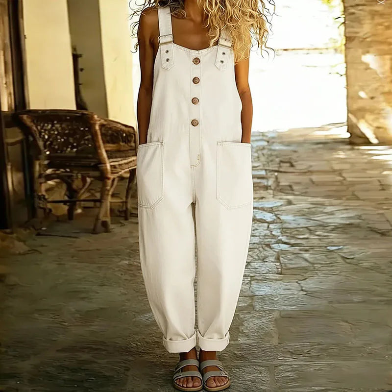 Mae - Versatile Denim Overalls