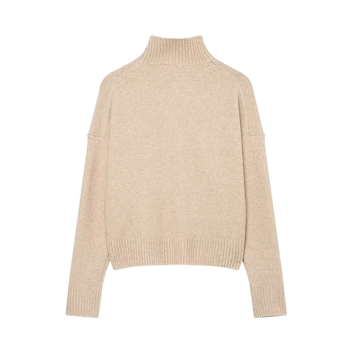 Women elegant soft knitted top women