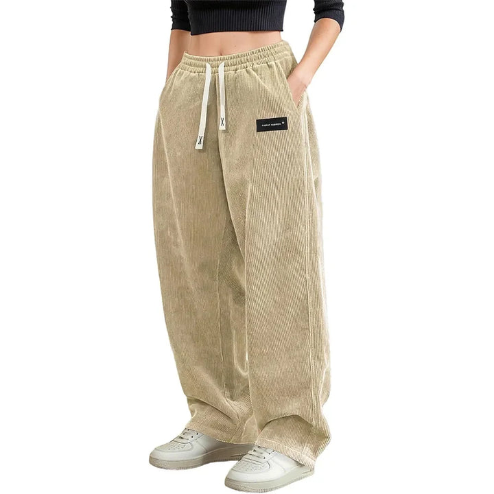 Mode Lumiére™ | Unisex Corduroy Loose Fit Trousers