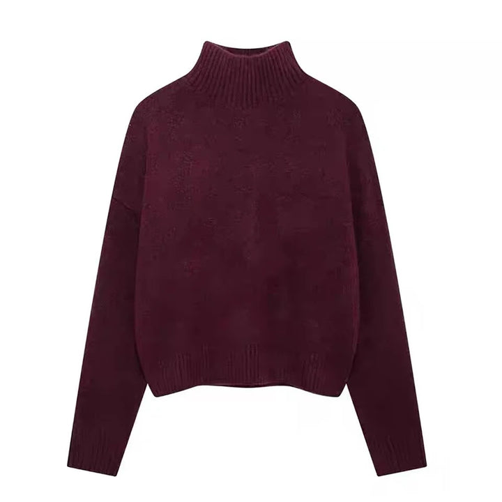 Women elegant soft knitted top women
