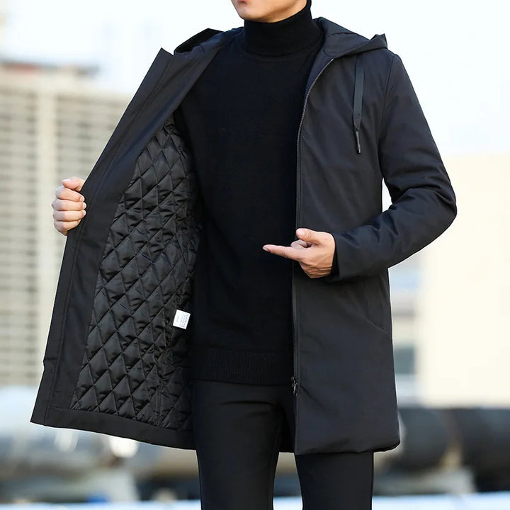 Men's hooded winter jacket