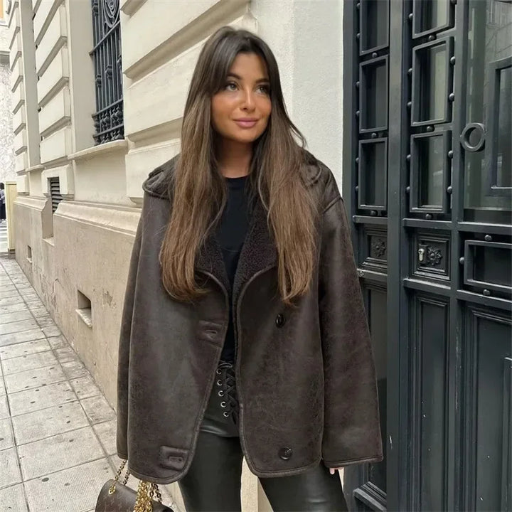 Women's faux fur jacket