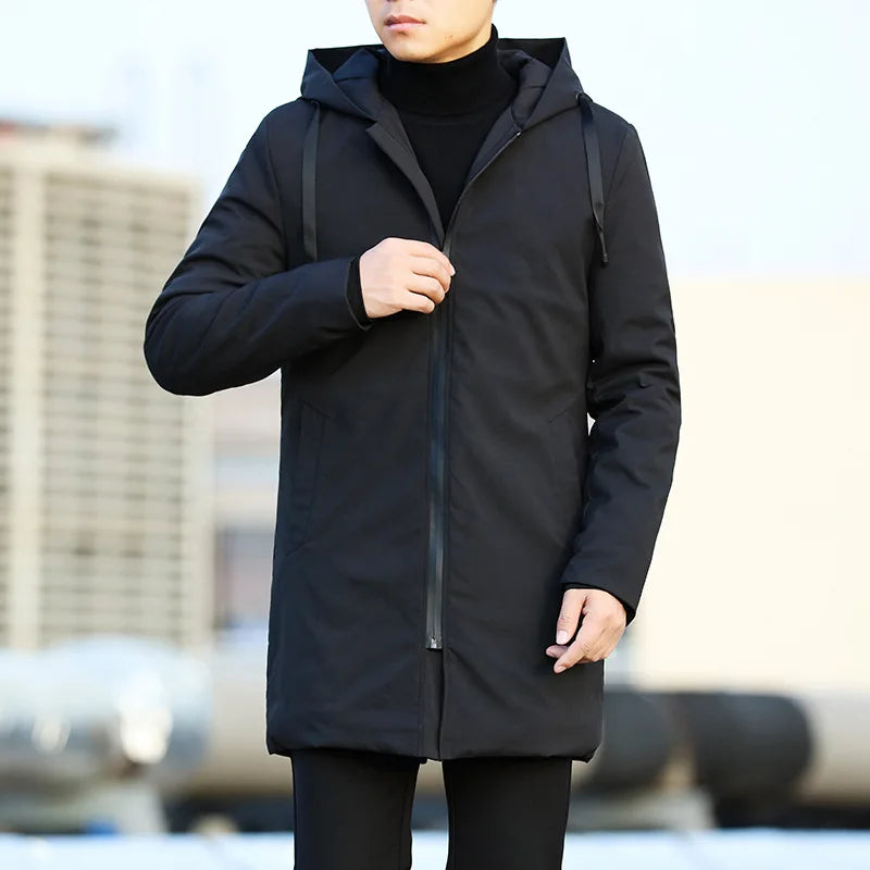 Men's hooded winter jacket