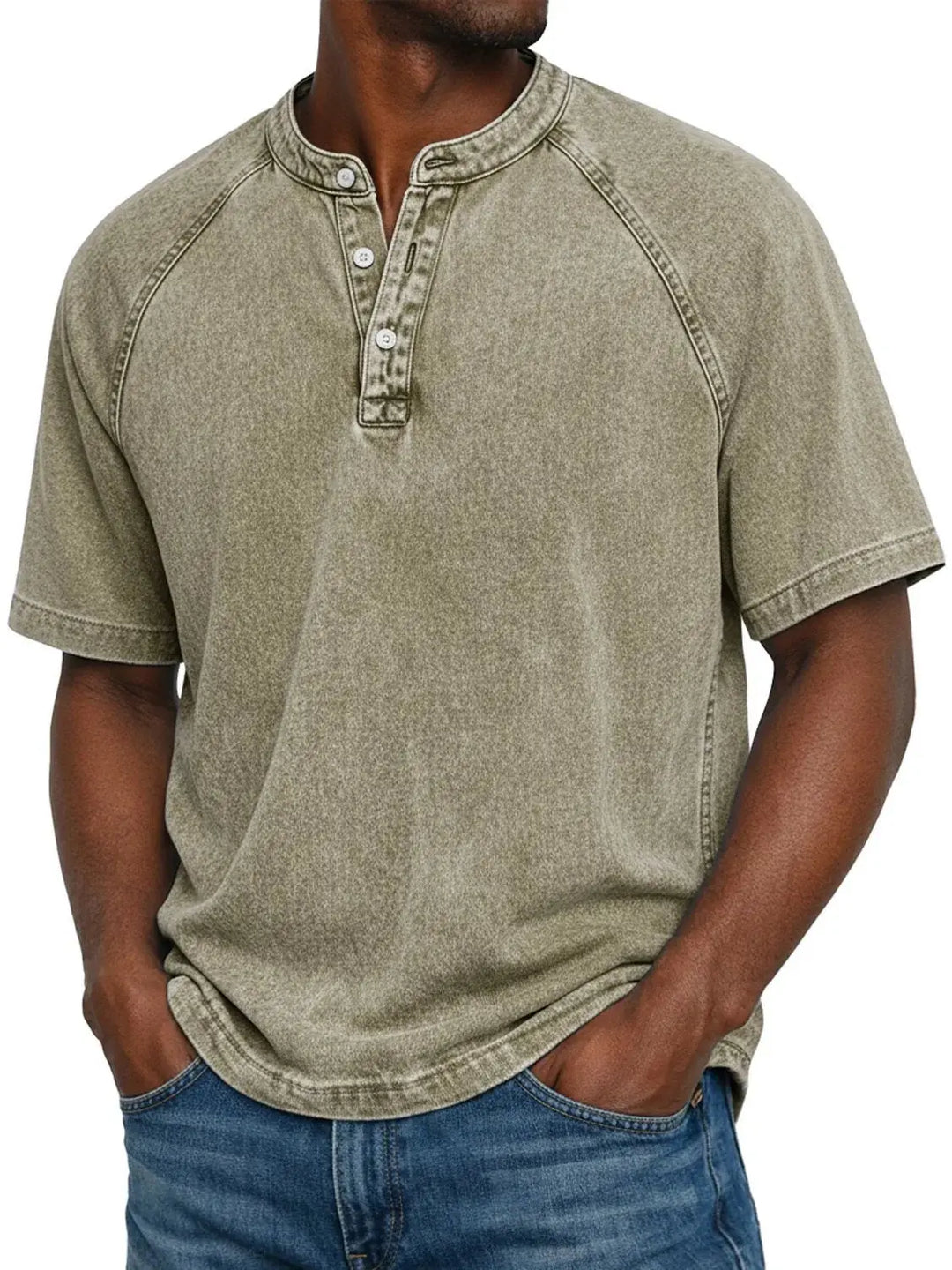 Mode Lumiére™ | Men's Vintage Button-Up Shirt