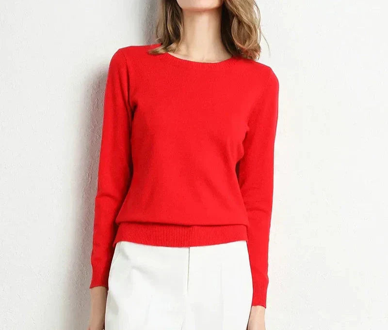 Mode Lumiére™| Essential comfortable wool sweater