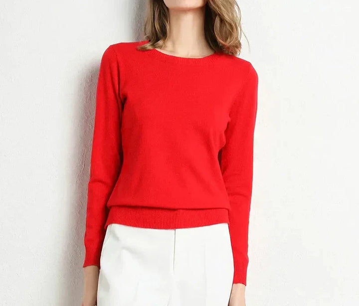 Mode Lumiére™| Essential comfortable wool sweater