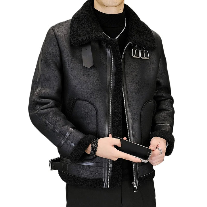 Men's Modern Lined Jacket for a Bold Urban Style