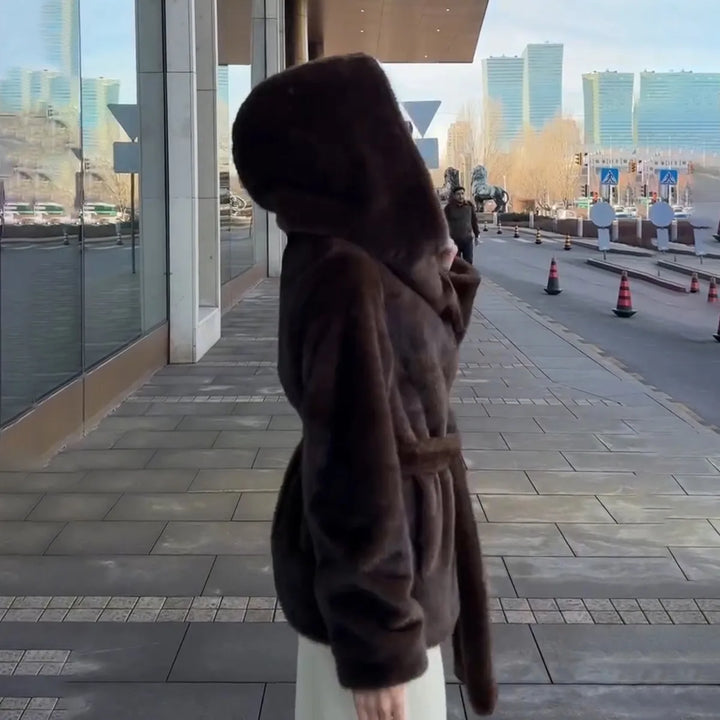 Women's Eco-Friendly Faux Fur Coat