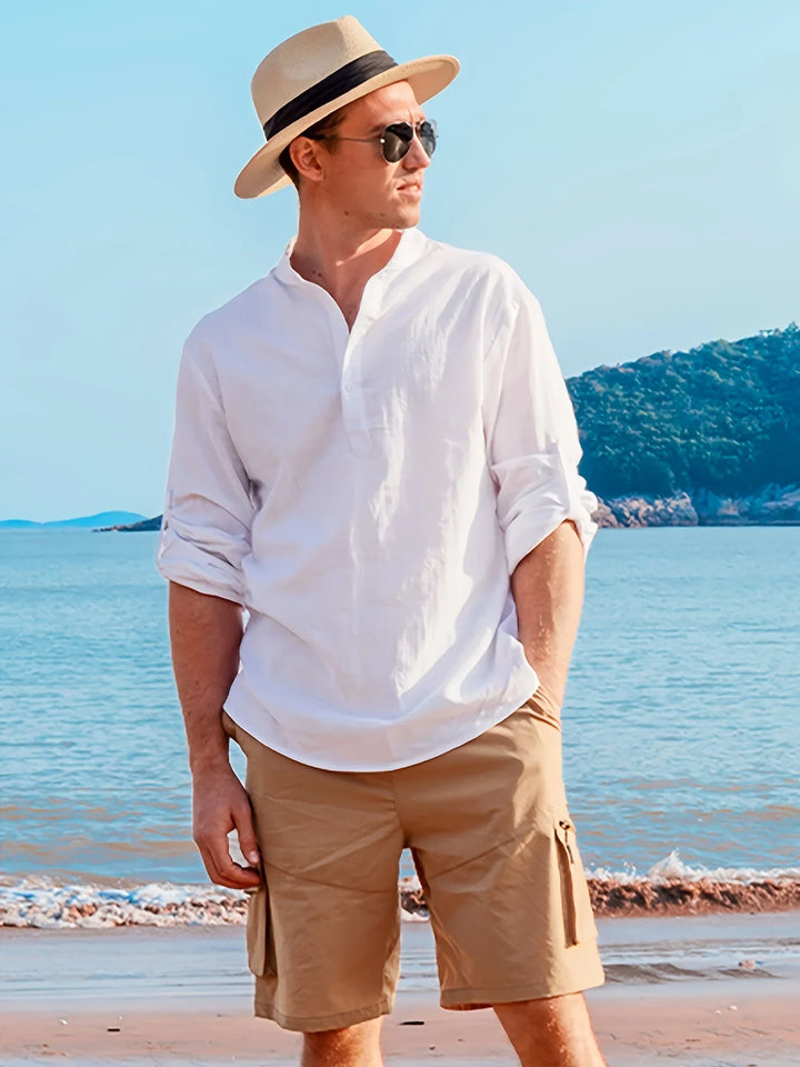 LAURENT MONACO | MEN'S SUMMER LINEN SHIRT