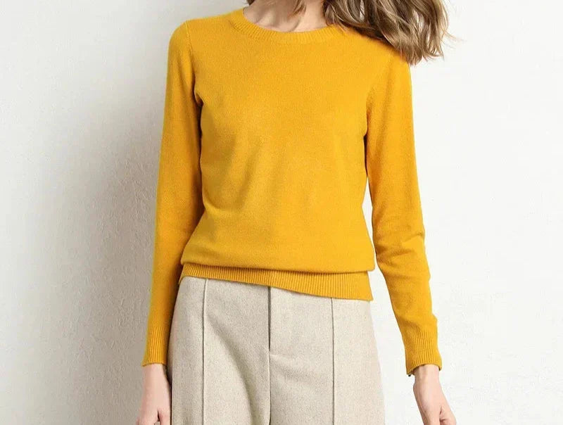 Mode Lumiére™| Essential comfortable wool sweater