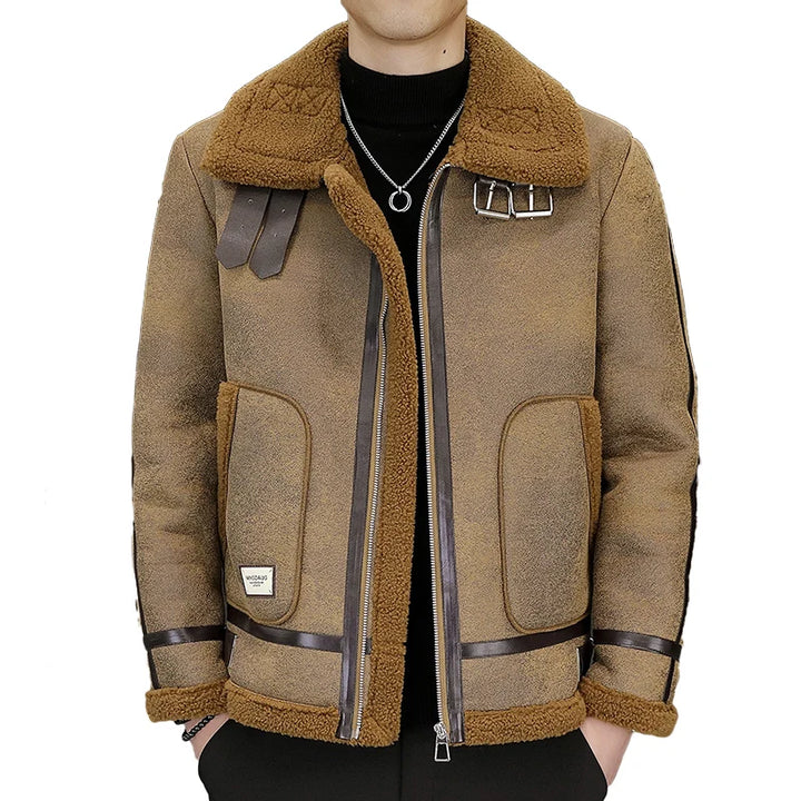 Men's Modern Lined Jacket for a Bold Urban Style