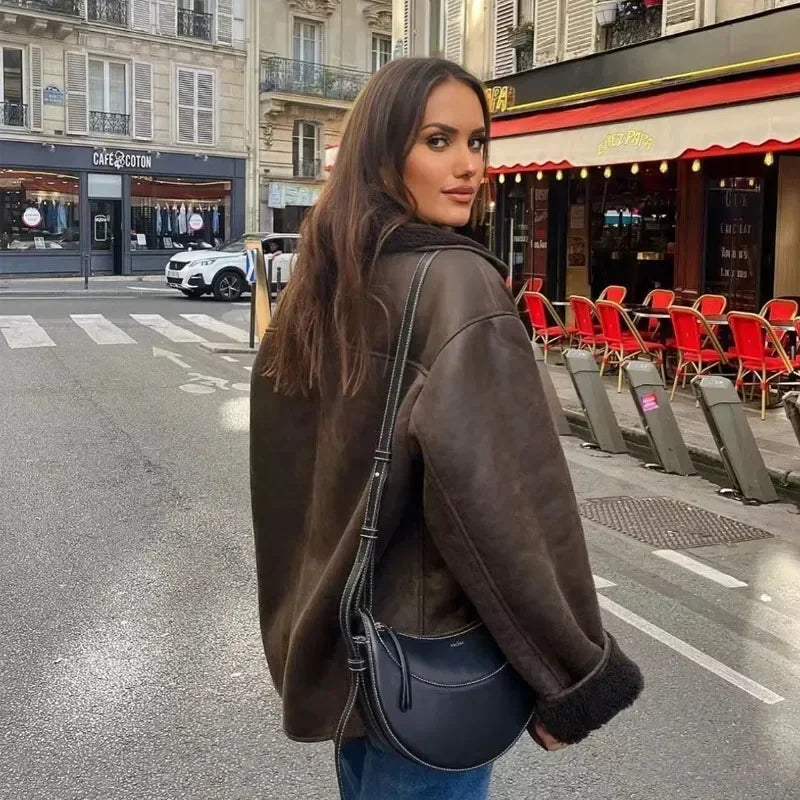 Women's faux fur jacket
