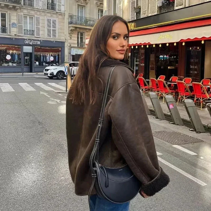 Women's faux fur jacket