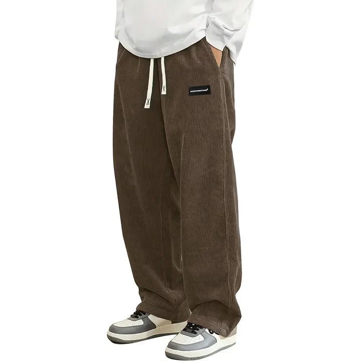 Mode Lumiére™ | Unisex Corduroy Loose Fit Trousers