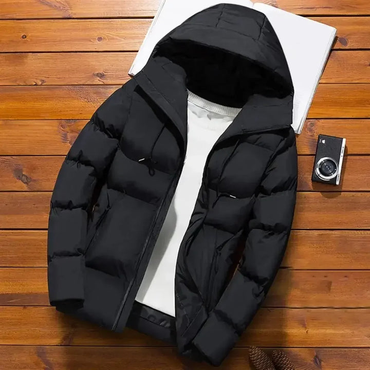 Men's Modern Urban Comfort Hooded Puffer Jacket