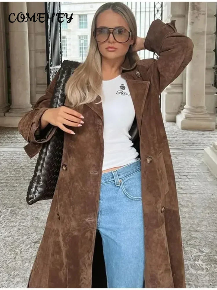 Elegant Long Coat – Timeless Urban Chic Style