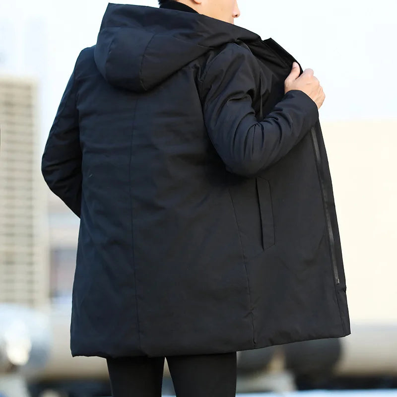 Men's hooded winter jacket