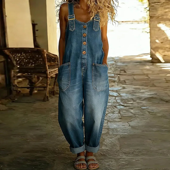 Mae - Versatile Denim Overalls