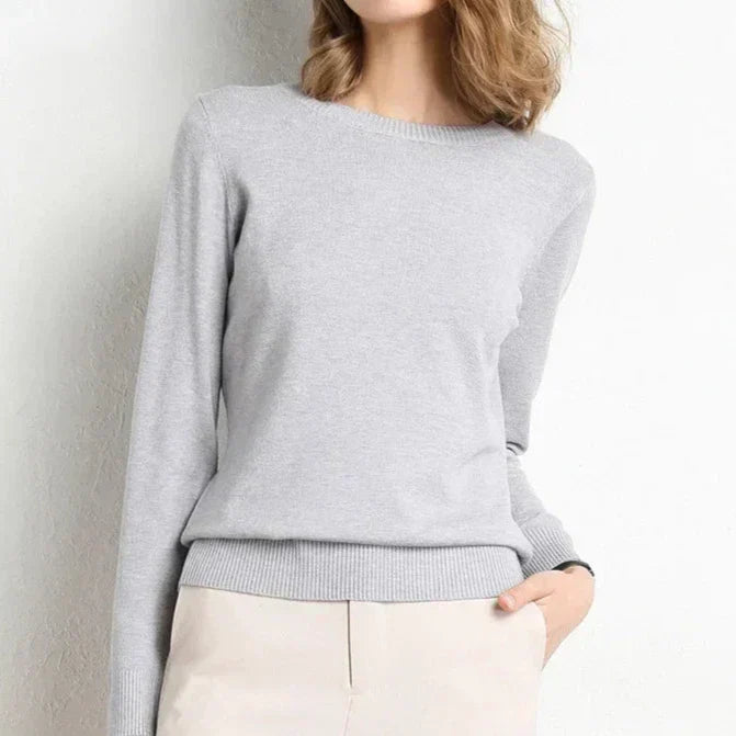 Mode Lumiére™| Essential comfortable wool sweater