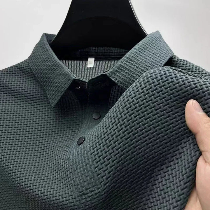 LAURENT MONACO | MEN'S SHORT SLEEVE KNITTED POLO SHIRT