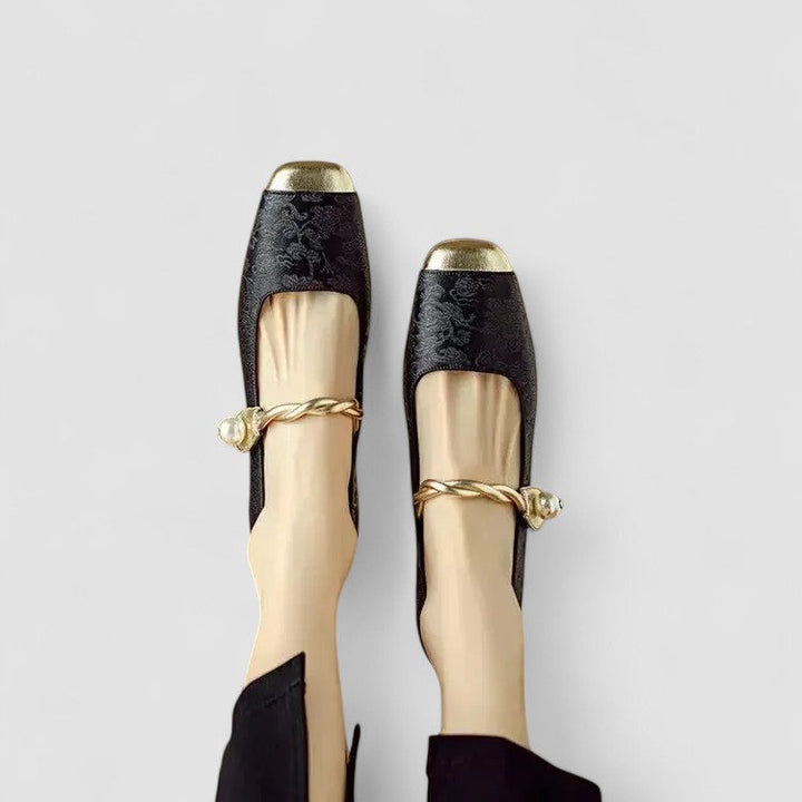 Céleste | Golden Bride & Heel Mary Jane