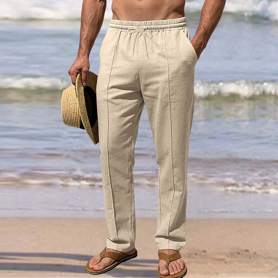 Jean and Marcel™ | Lightweight Elastic Waist Summer Trousers