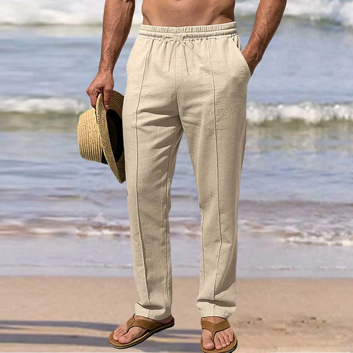 Jean and Marcel™ | Lightweight Elastic Waist Summer Trousers