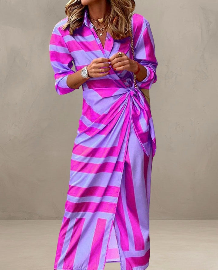 Light Mode | PRINTED WRAP DRESS