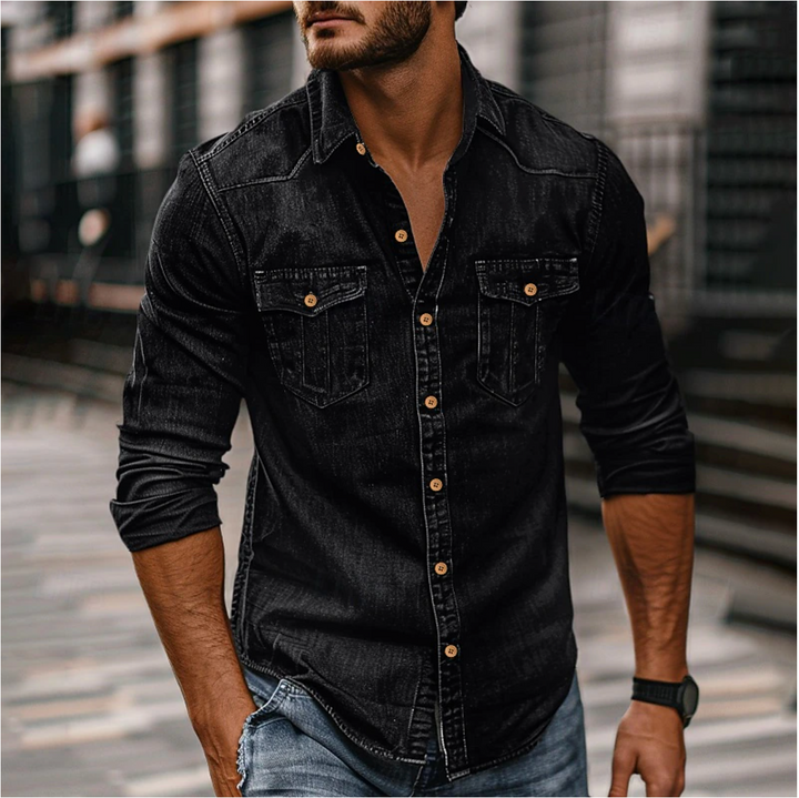 Mode Lumiére™ | Men's Classic Shirt with Chest Pockets