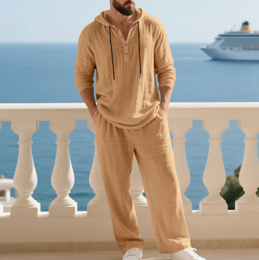 Philippe™ | Men's Comfortable 2-Piece Linen Set