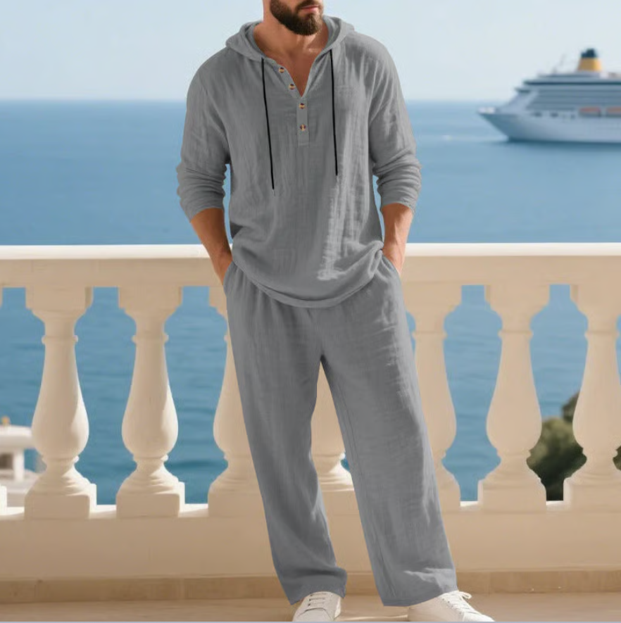Philippe™ | Men's Comfortable 2-Piece Linen Set