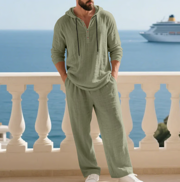 Philippe™ | Men's Comfortable 2-Piece Linen Set