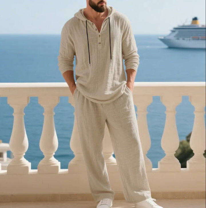 Philippe™ | Men's Comfortable 2-Piece Linen Set