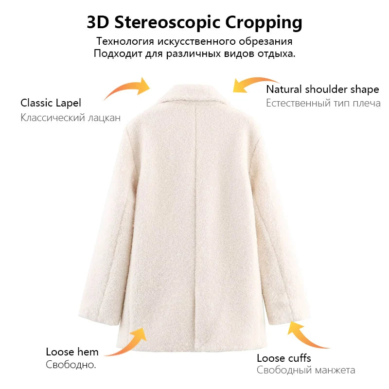 Structured Elegant Coat for a Chic Everyday Women's Style