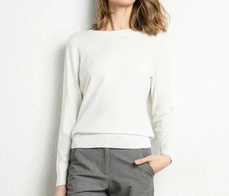 Mode Lumiére™| Essential comfortable wool sweater