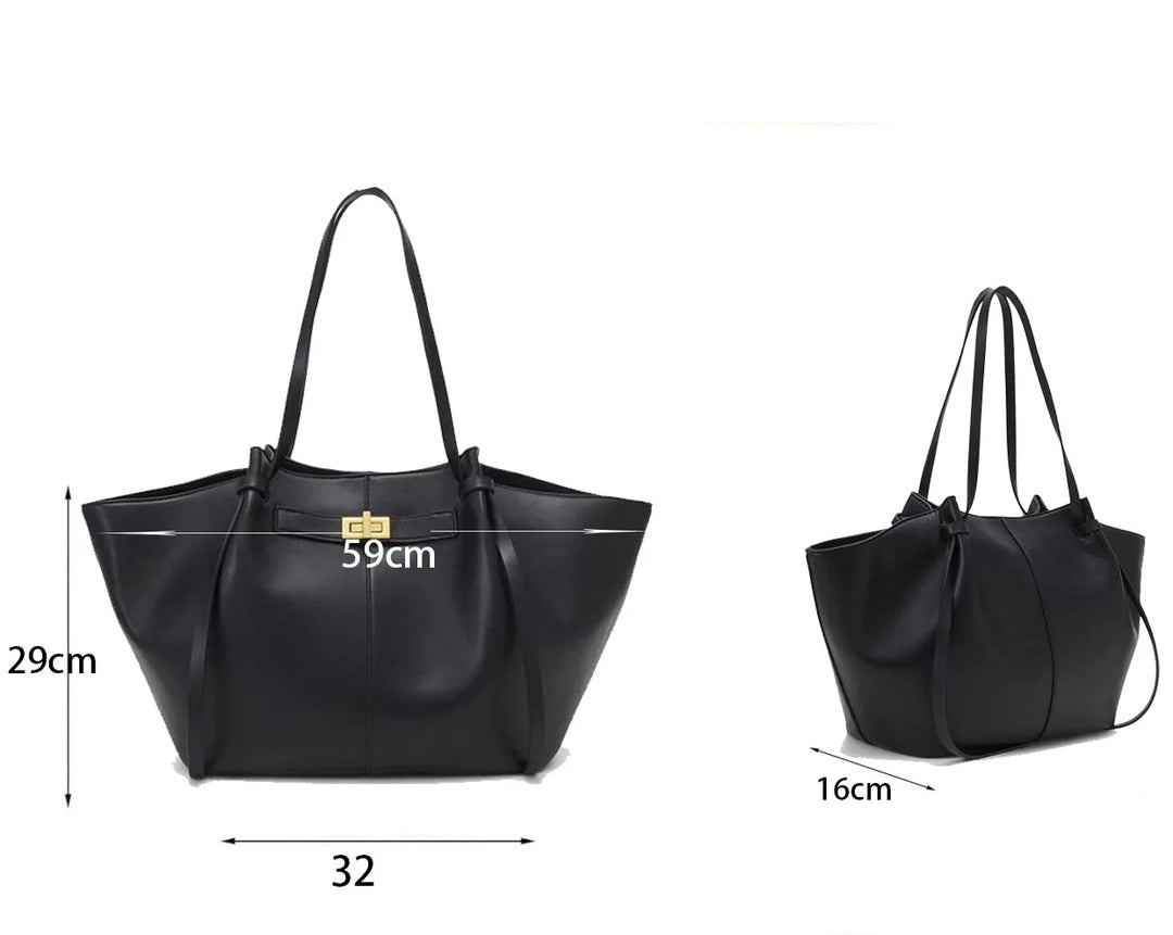 Women's Large Capacity Trapezoid Handbags